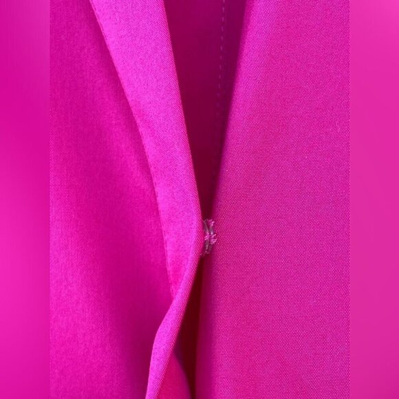 Maison common hot pink shirt wrap dress size 38/6 - Picture 9 of 16
